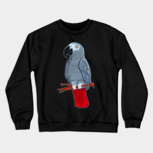 African Grey Parrot Crewneck Sweatshirt